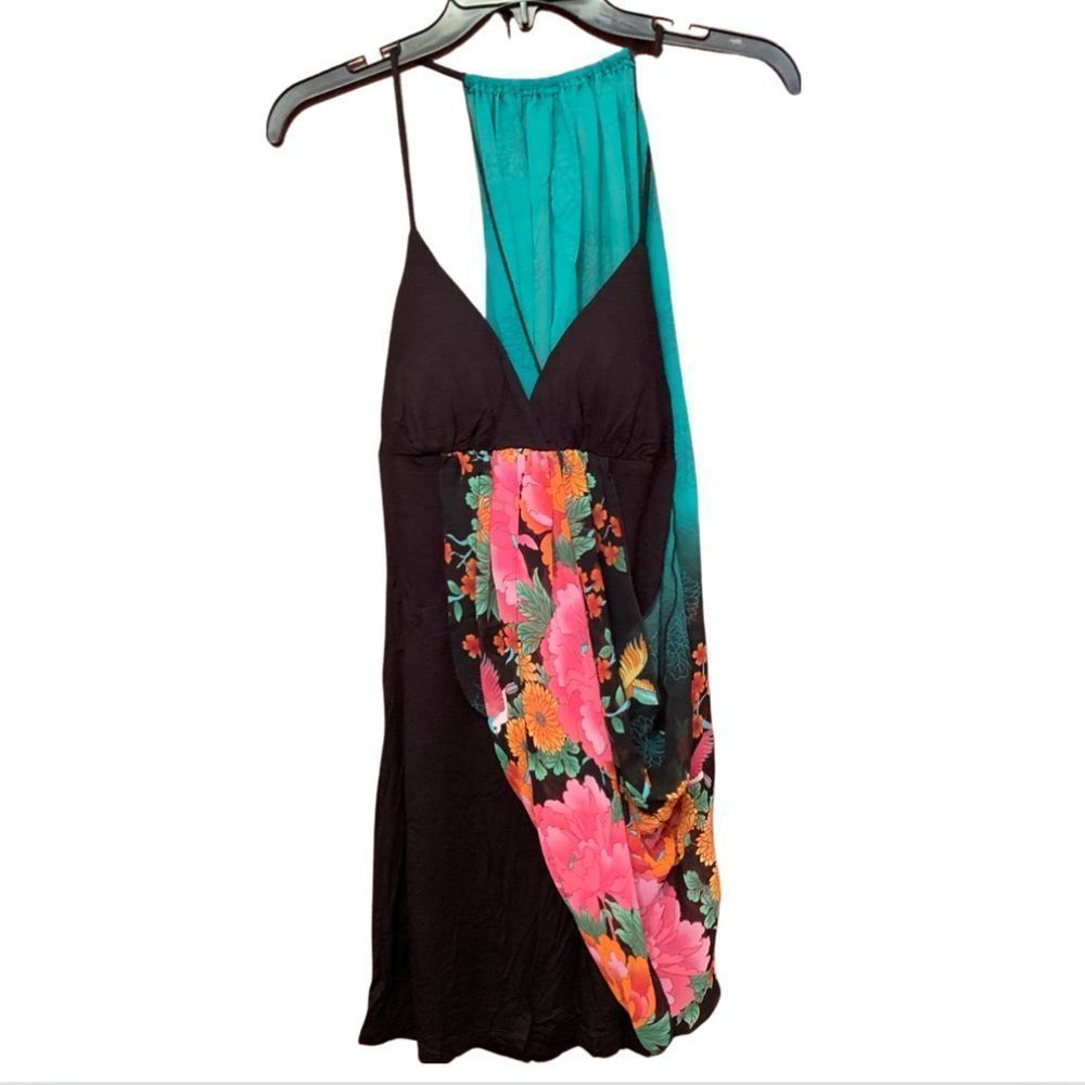 Flamingo floral dress